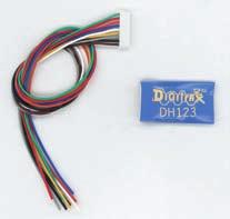 COMMAND CONTROL Mobile Decoder Digitrax 245-DH123D 9-Pin Reg. Price: $19.