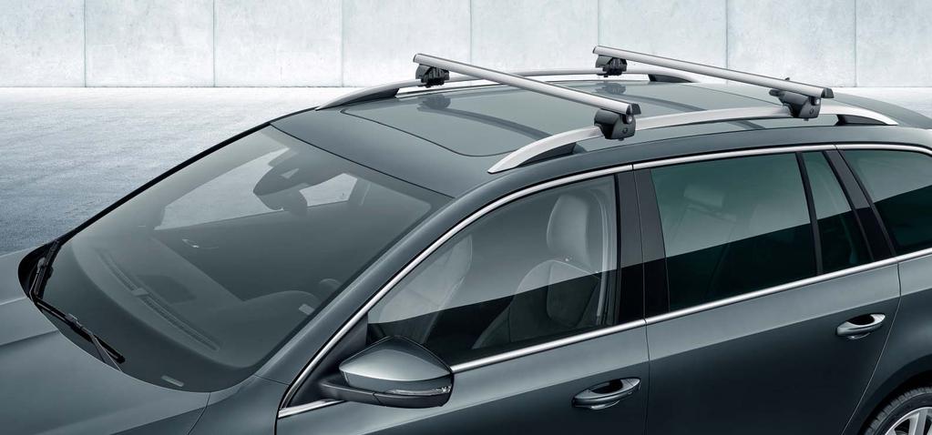 belt. TRANSVERSE ROOF RACK Fastened to the roof railings, the transverse roof rack (for the combi version) enables