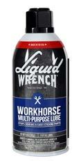 LIQUID WRENCH Pro Penetrant & Lubricant powered by FlashSight Technology LIQUID WRENCH Workhorse Multi- Purpose Lube LIQUID WRENCH Penetrating Oil NEW!