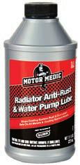 M-P Radiator Sealant Radiator Anti-Rust with Water Pump Lube Super Radiator Sealer Circulates through the cooling system. Seals leaks, stops head gasket and combustion chamber seepage.