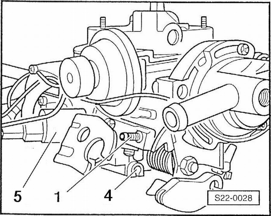 A. SETTINGS, carburettor mounted 1. Idle correction Idle rpm: 800 ± 50/min. Idle emission value: 1.0 ± 0.
