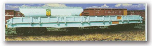 Flat Wagon Axle Load: 16 t Loading Capacity: 41t Tare Weight: 17.
