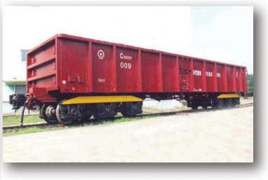 5 t 80 km/h Type R100XY ore/steels Open Wagon Loading