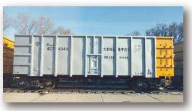 rotary dumper Type R80B Stainless Coal Open Wagon Loading