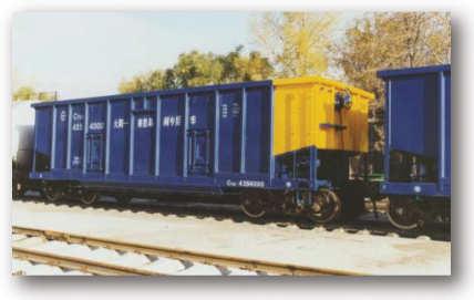 rotary dumper Type R76C Steel Coal TUB Wagon Loading
