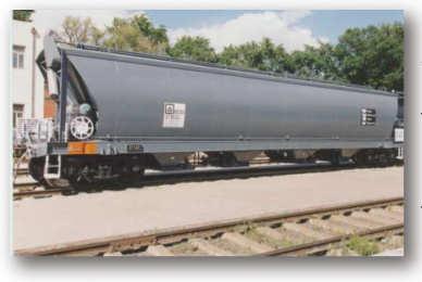 5 t Speed(load): 80 km/h Track Gauge: 1435 mm Type R35-110 Grain Wagon Hopper with Rkl Bogie