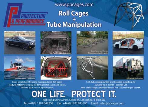 Manufacturers of Roll Cages for GT3, WRC and R1 -> R5 Development from CAD files or reverse