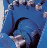 Cast-In Lifting Lugs On all major wet-end components facilitates handling for less