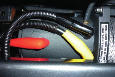 Fit bull bar to vehicle referring to steps of bull bar