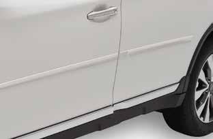 They help preserve the appearance of your Subaru while seamlessly blending into the door design.