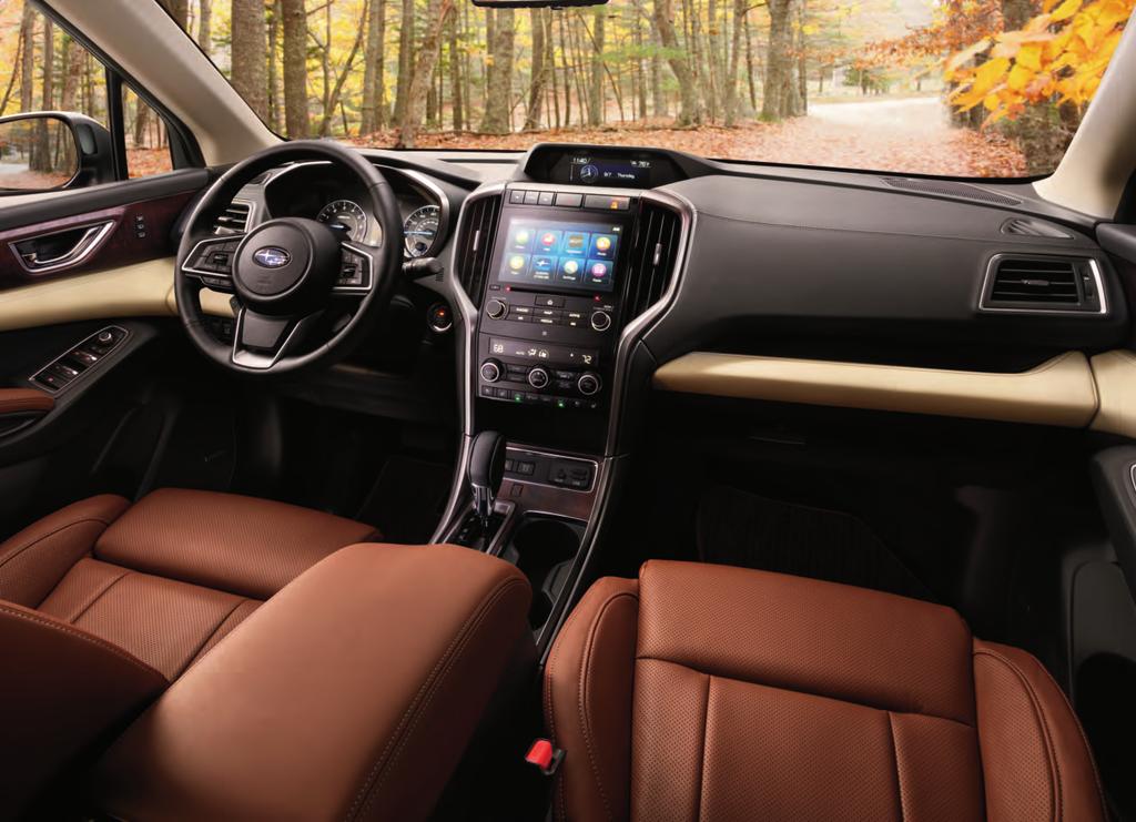 integration 11 all easily accessed on either a 6.5- or 8.0-inch touchscreen.