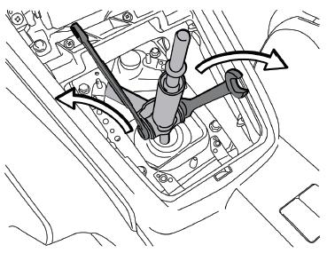 Disconnect the wiring harness for the lighter so that the surround can be placed aside.