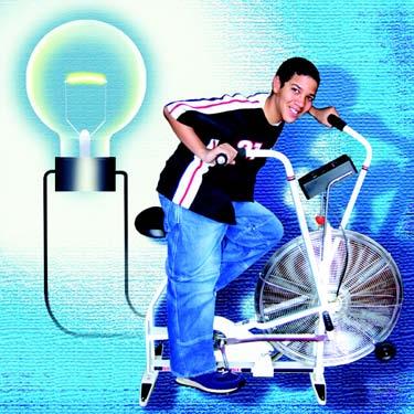 You would be surprised at how hard you would have to pedal to do something as seemingly simply as lighting an ordinary household light bulb.