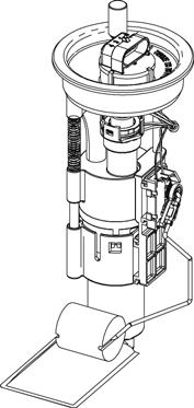 cylinder head. 5. Fuel Pump / Regulator / Fuel Gauge Sender Assembly - Located under the seat base on the passenger side.