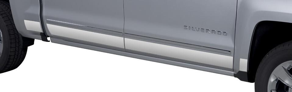 1 PILLAR TRIM Create a custom look with our pillar trim options Made of premium stainless steel to endure the elements BODY SIDE MOLDING Create a custom look with our pillar trim options.