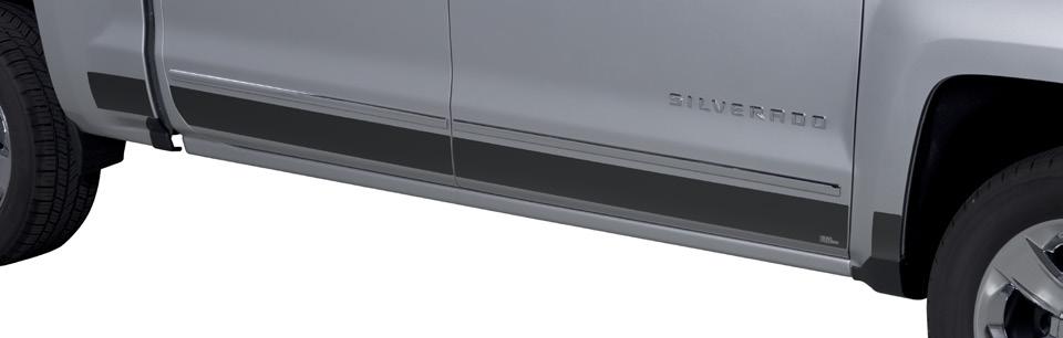 1 PILLAR TRIM Create a custom look with our pillar trim options Made of premium stainless steel to endure the elements BODY SIDE MOLDING Create a custom look with our pillar trim options.