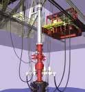 12000 Four hang off points in moonpool Traditional setup of RCD in moonpool Heave compensated drillfloor MOONPOOL Two identical high capacity moonpool skid carts are installed in the moonpool