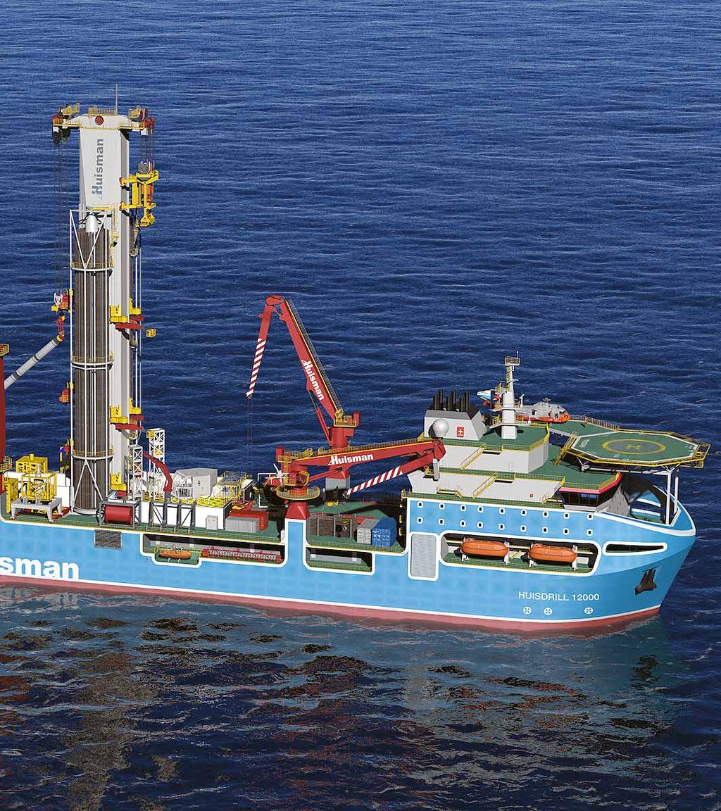 12000 HUISDRILL 12000 Operational water depth: 4,000m (13,200ft) Drilling depth: 15,240m