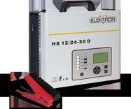 12/24-50 HS 12/24-50D Battery charger with high-frequency technology Voltage spike-free battery charger No
