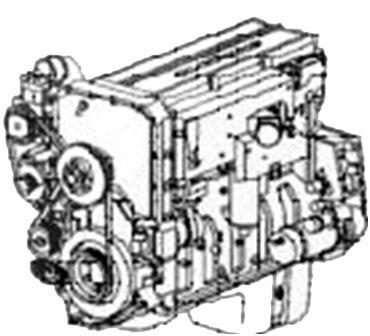 TYPICAL ENGINE ILLUSTRATION OF ISX15 SERIES CUMMINS" ENGINE