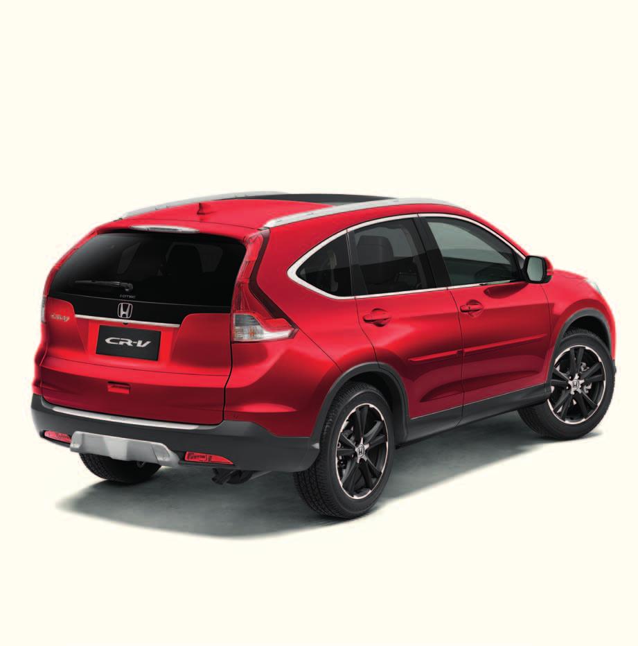 Exterior 06 07 3 Protecting your investment Whatever you encounter on your journey, the CR-V tackles it with