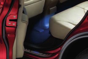 ILLUMINATION Bathe the interior of your CR-V in a cool blue glow and