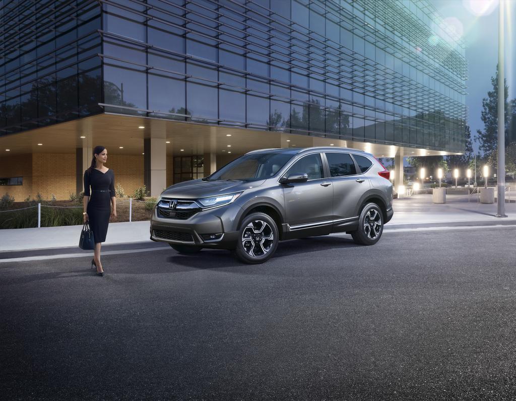 Interior Amenities When you climb inside a 2017 Honda CR-V, you ll find plenty of space for a family of five.