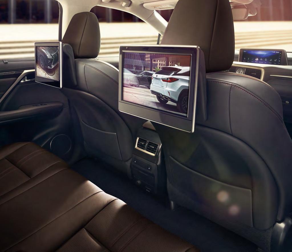 DUAL-SCREEN REAR-SEAT ENTERTAINMENT SYSTEM Enhanced for 2016, the available dual-screen Rear-Seat Entertainment System 10 offers an HDMI input that enables two video sources to be viewed at the same