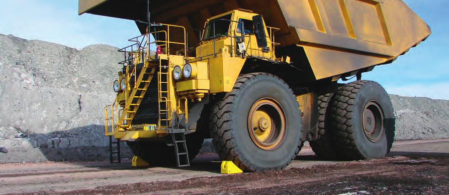 WHEEL CHOCKS WHEEL CHOCK GUIDELINES Monster wheel chocks comply with the safety requirements of