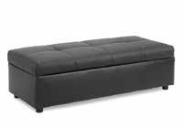 Grammercy Loveseat - #3718 Charcoal Leather 57 L