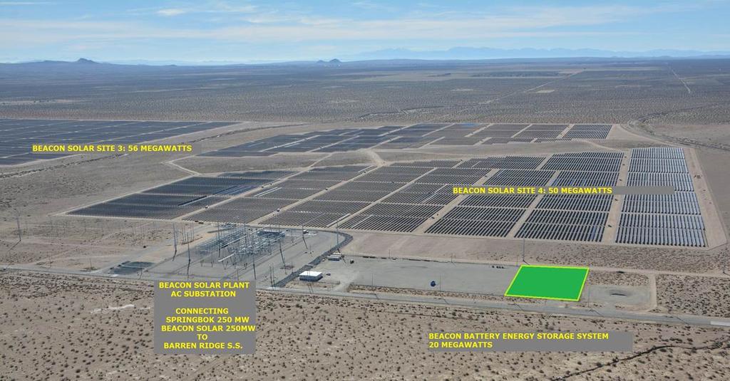 Beacon Battery Energy Storage Project (BESS) 20 MW, $19.