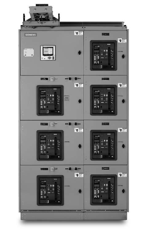 Construction Details General The Siemens Type WL switchgear assembly consists of one or more metal-enclosed vertical sections. The end sections are designed to allow installation of future sections.