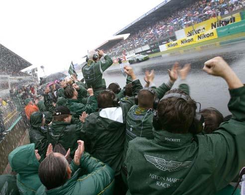 In 2007, Aston Martin Racing took a class win at Le Mans with the DBR9,