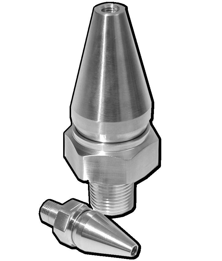 Easy to control flow/force Use Adjustable Air Saver Nozzle For Replacing direct compressed air use pipe nipples and copper tube Ejecting parts from molding machines and stamping presses Blow-off of