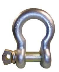 Golden Pin - Anchor Shackles Meeting the performance requirements of: U.S. Fed. Specs RR-C-271D, Type IV A, grade A, Class 2.