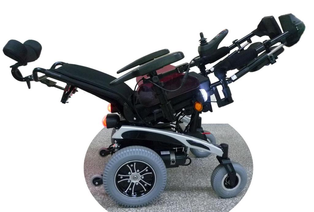 Move the joystick to left or right side to change the wheelchair s part you want to adjust.