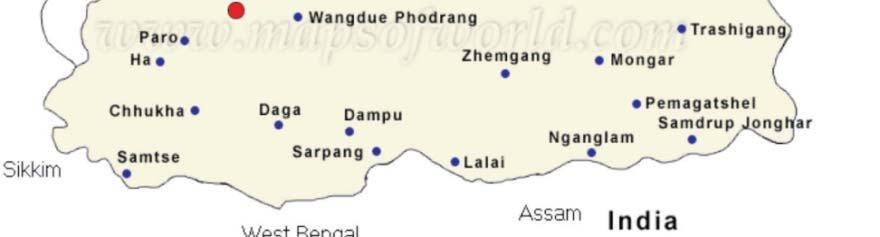 9 million Ngultrum (2008) GDP real growth : 5 % Language: Dzongkha Seasons: Four Seasons