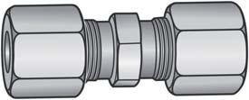 Compression fittings - also described as solderless pipe fittings with olive - are intended for a secure and tight connection of pipes with straight ends or hose fittings.