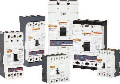 DC molded case circuit breakers and switches 600Vdc general purpose molded case circuit breakers Robust performance Eaton DC breakers have a contact design that forces the contact arms apart with