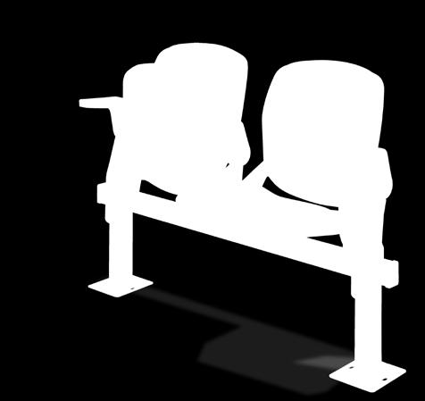 rail mount armrests and aisle end panels.