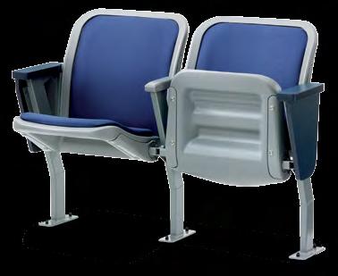 PATRIOT Patriot chairs feature blow molded polymer backs