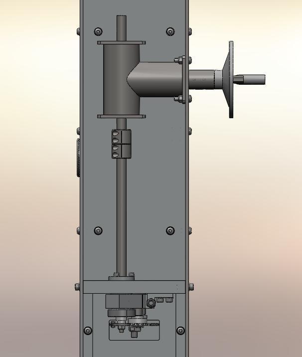 7.2. Drive system description 7.2.1. The following is description of the drive system and its principal components. See Figure 24. 7.2.1.1. Right angle gearbox that connects with rotation capability the external hand crank with the transmission assembly located below the bulkhead 7.