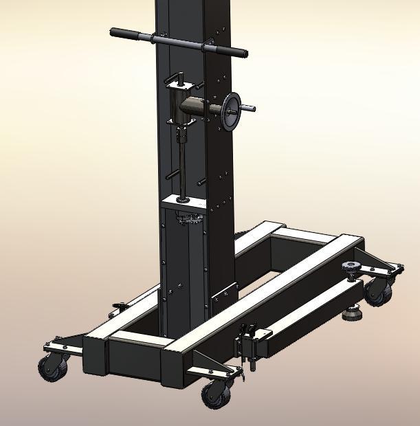 4.3. Column Assembly See Figure 3 4.3.1. The column assembly attaches securely to the base and forms the main upright of the system. 4.3.2.