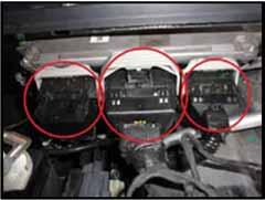13. Unplug harnesses from the Powertrain Control Module (PCM)