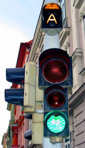 Priorisation successful on 83 traffic light