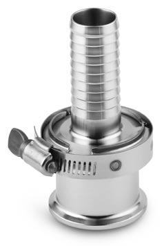 Stainless Steel Valves for the Sanitary Industries 8 ir Blow Check Valves Flow Data Limit product backflow with simple air-to-open, spring-to-close operation ir Flow, std L/h 316L SS construction