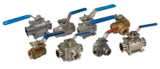 Dixon Sanitary is the right connection for Quality Industrial and Sanitary Valves Ball Valves Bradford -way ball valves are quarter-turn, straight through valves that use a ball to shut-off flow by