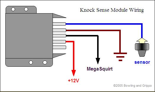 Knock sensors are wired to "Knock 1" and "Knock 2" on the gray connector. For two wire sensors such as the Bosch sensor, connect the second wire of each sensor to Sensor Ground. 3.4.