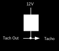High-voltage tachometers may require the addition of a relay coil to generate the voltage "spike" they require.