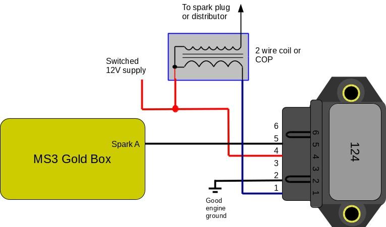 3 = Input screen (if used) 4 = 12V supply 5 = Spark input signal 6 = NC (7 = NC) Bosch 0 2227 100 137 This is very similar to the 124 but the spark input